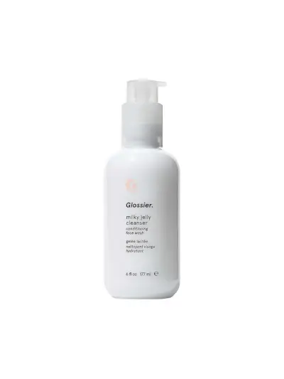 Glossier Milky Jelly Cleanser v priehľadnej fľaštičke