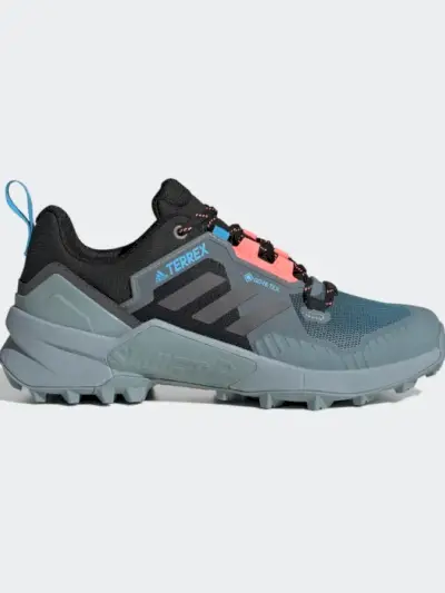 Adidas Terrex Swift R3 GORE-TEX turistické topánky v šedo/čierno/modrej farbe
