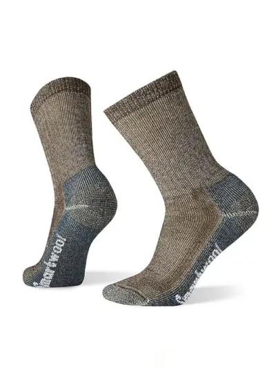 Ponožka Smartwool Classic Hike Full Cushion Crew Sock v gaštanovej farbe