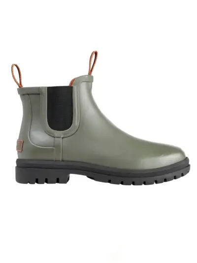 L.L.Bean Rugged Wellie Chelsea Boots v zelenej a čiernej farbe