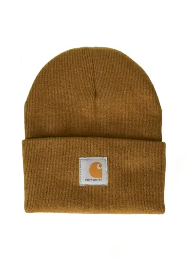 Hnedá čiapka Carhartt Knit Cuffed Beanie
