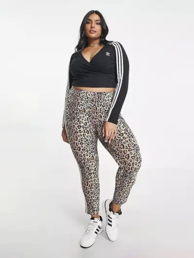Adidas Originals Plus Adicolor 3 csíkos vágott hosszú ujjú felső