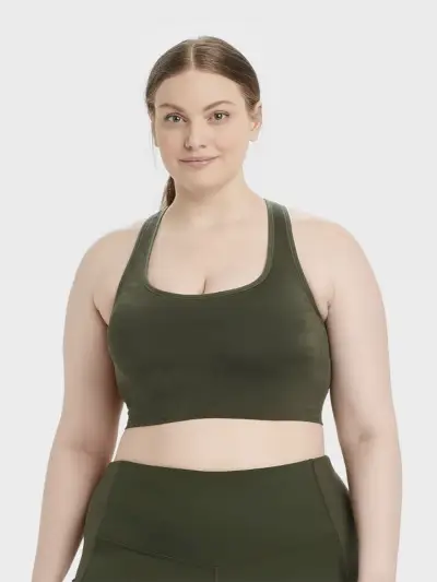 All in Motion Medium Support Seamless Racerback melltartó