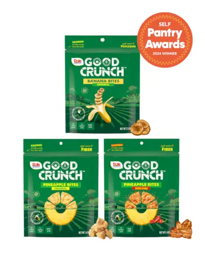 Dole Good Crunch zalogaji ananasa i zalogaji banane