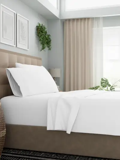 Color Sense 1200 Thread Count Cotton Rich Sateen Sheet Set