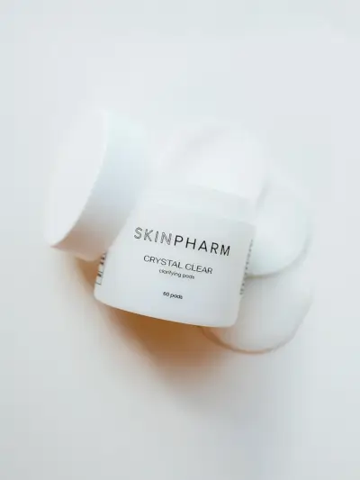 Almohadillas aclaradoras Crystal Clear de Skin Pharm