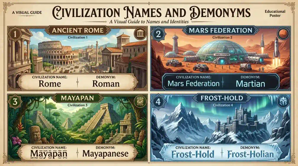 Civilization-Names-and-Demonyms