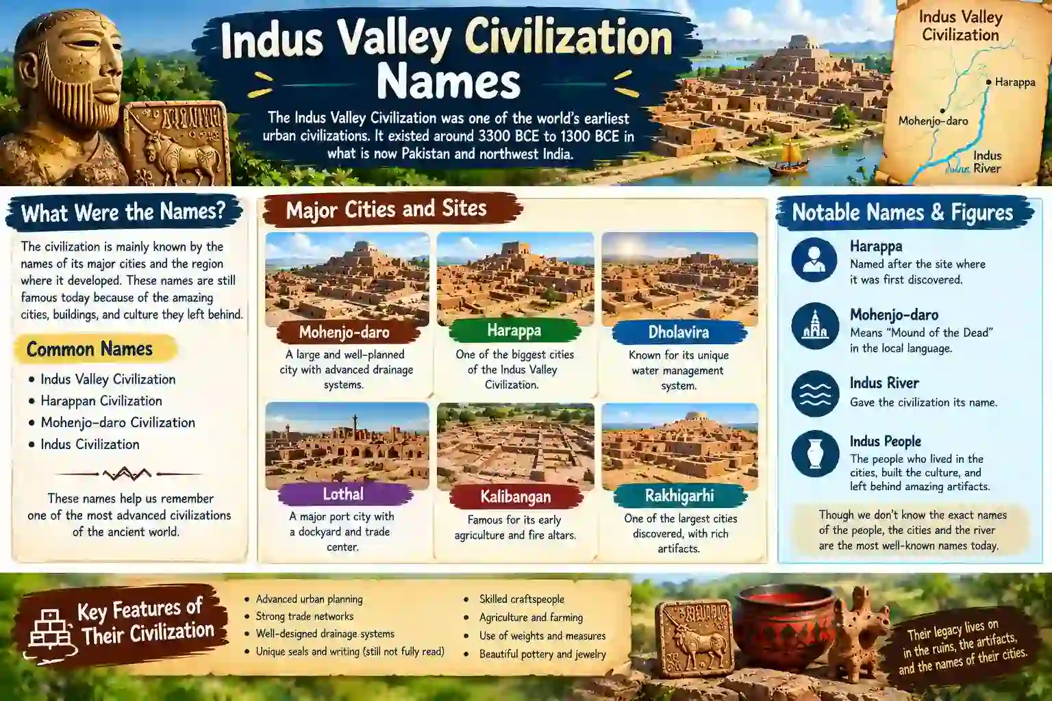 Indus-Valley-Civilization-Names