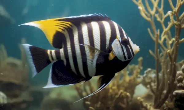 Angelfish spalvos simbolika