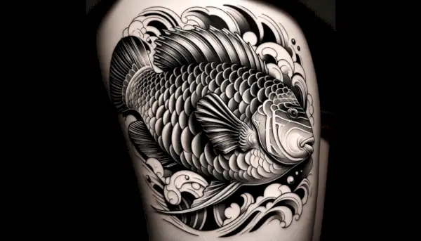 Parrotfish tatuiruotės ir kūno menas