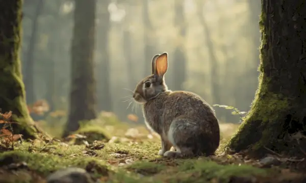 Kaninchen Viel Glück und Erfolg