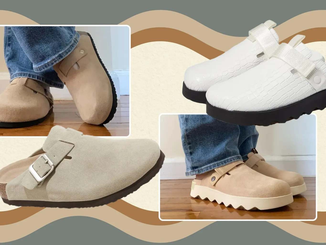 Най-добрите сабо Birkenstock Boston Dupes през 2025 г., според редакторите на SELF