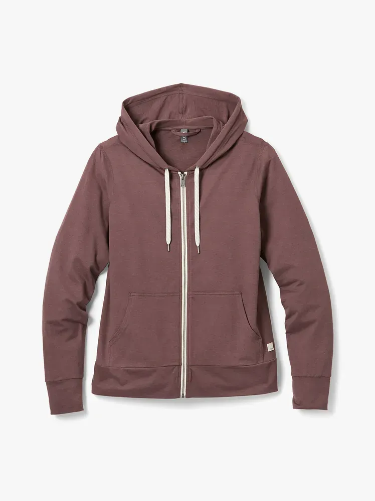 Halo Performance Hoodie 2.0 i branded rødbrun farve måde på lysegrå baggrund