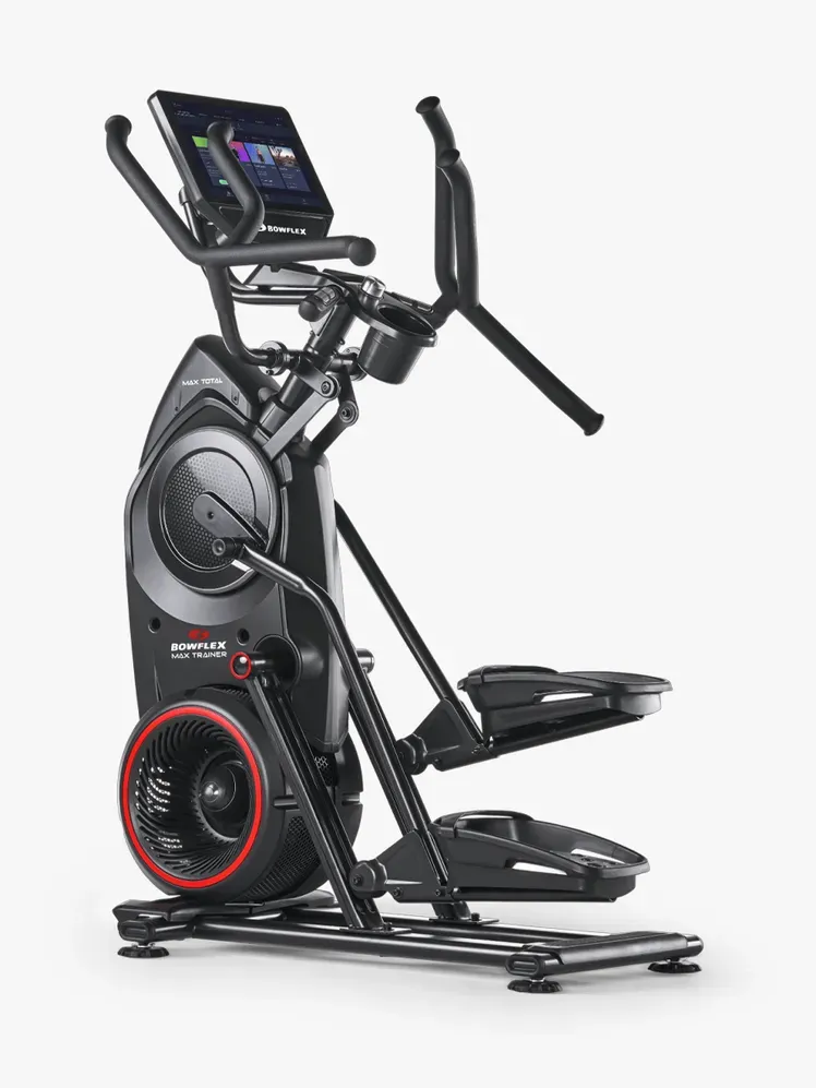 BowFlex Max Total 16 en component de marca sobre fons gris clar