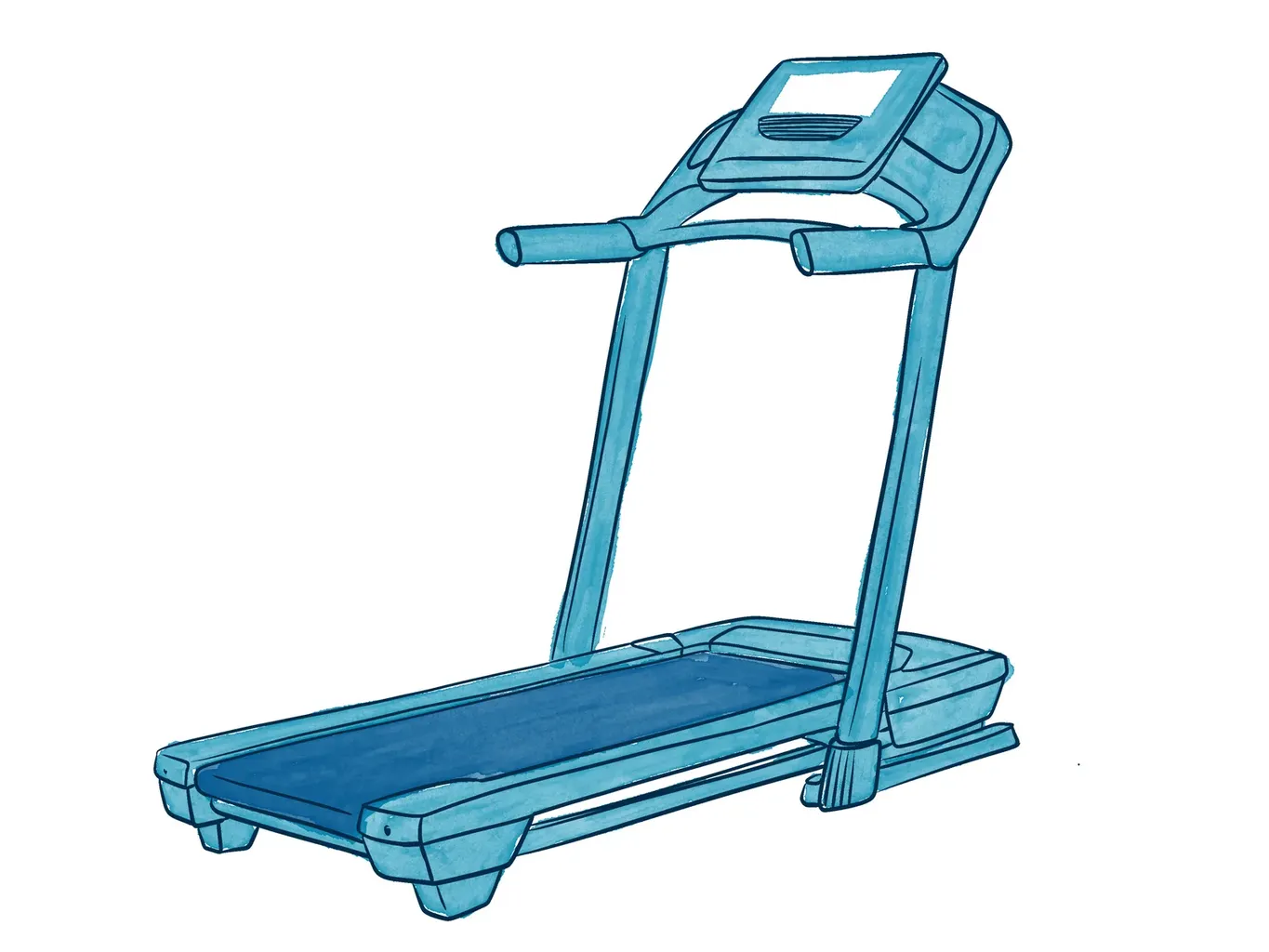 ilustrasi treadmill