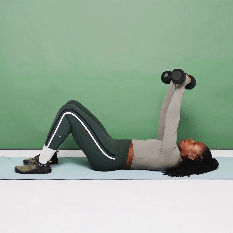 आइसोमेट्रिक होल्ड के साथ सिंगलआर्म चेस्ट प्रेस