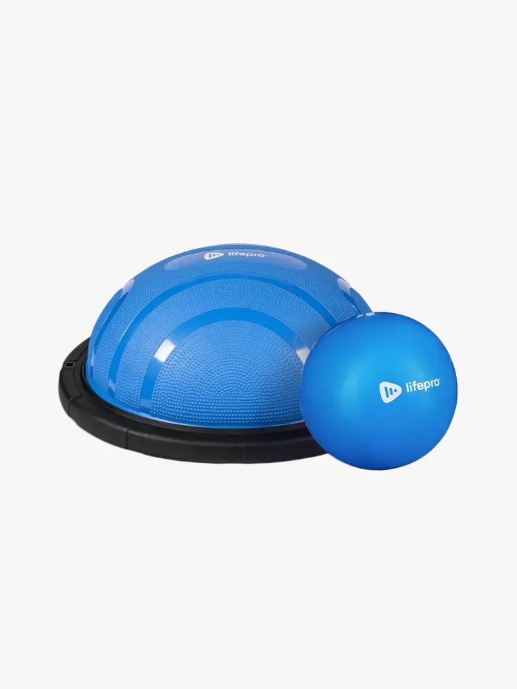 Lifepro Half Balance Ball Trainer v značkovom komponente na svetlosivom podklade