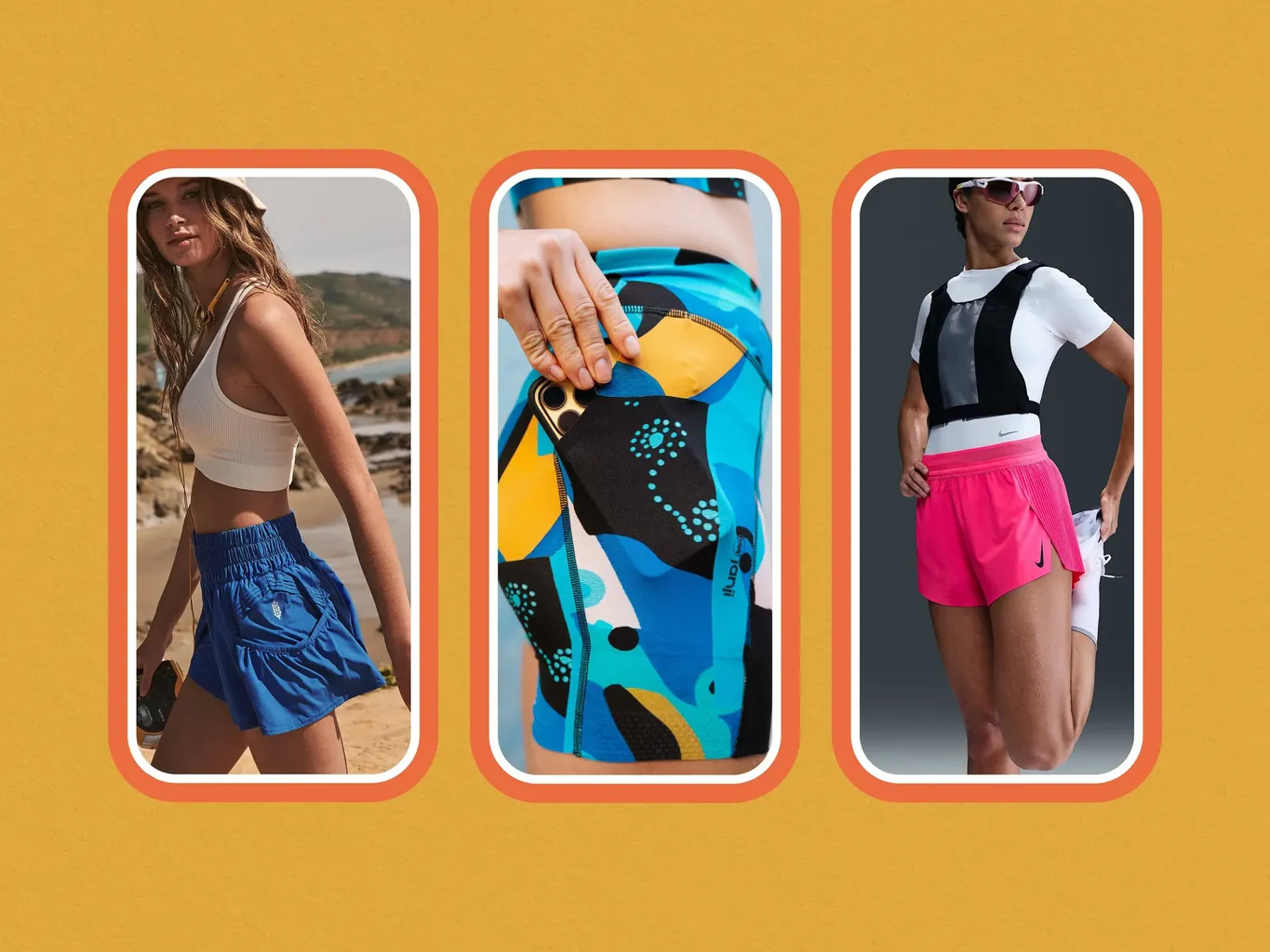 画像に含まれている可能性があるもの、Hannah Davis 衣類、ショートパンツ、ベスト、ライフジャケット、スカート、人物、大人用、ビーチウェア、アクセサリー