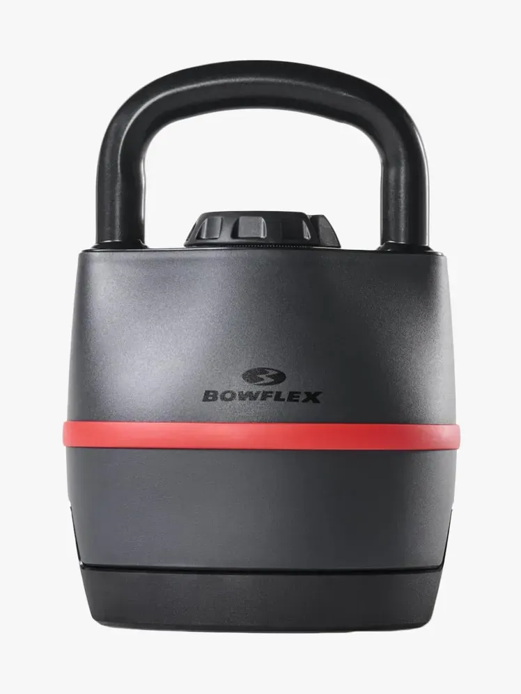 BowFlex SelectTech 840 Açık gri arka plan üzerinde markalı bileşenli Ayarlanabilir Kettlebell