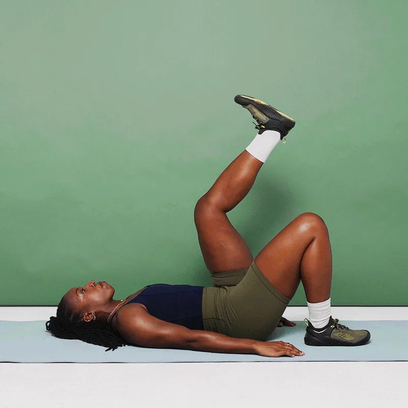 enkelbeen glute-brug