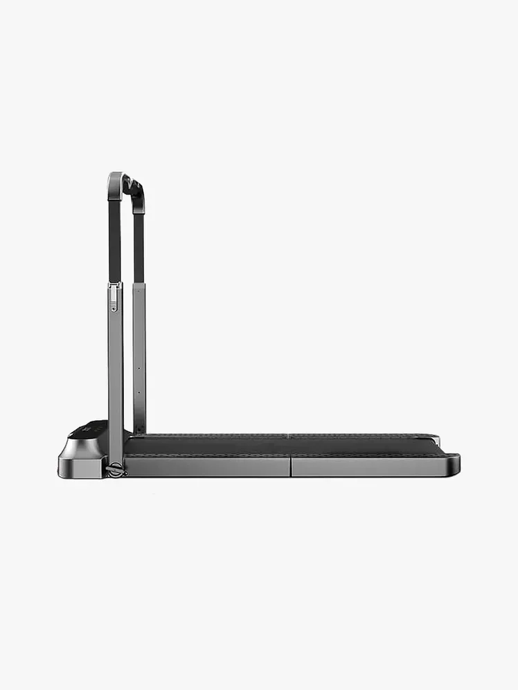 Zložljiva tekalna steza WalkingPad R2 Walk&Run v komponenti z blagovno znamko na svetlo sivem ozadju