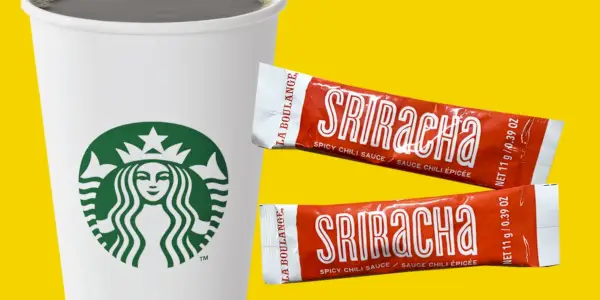 Обзалагам се, че не сте знаели, че вашият бариста в Starbucks може да ви даде безплатна Sriracha