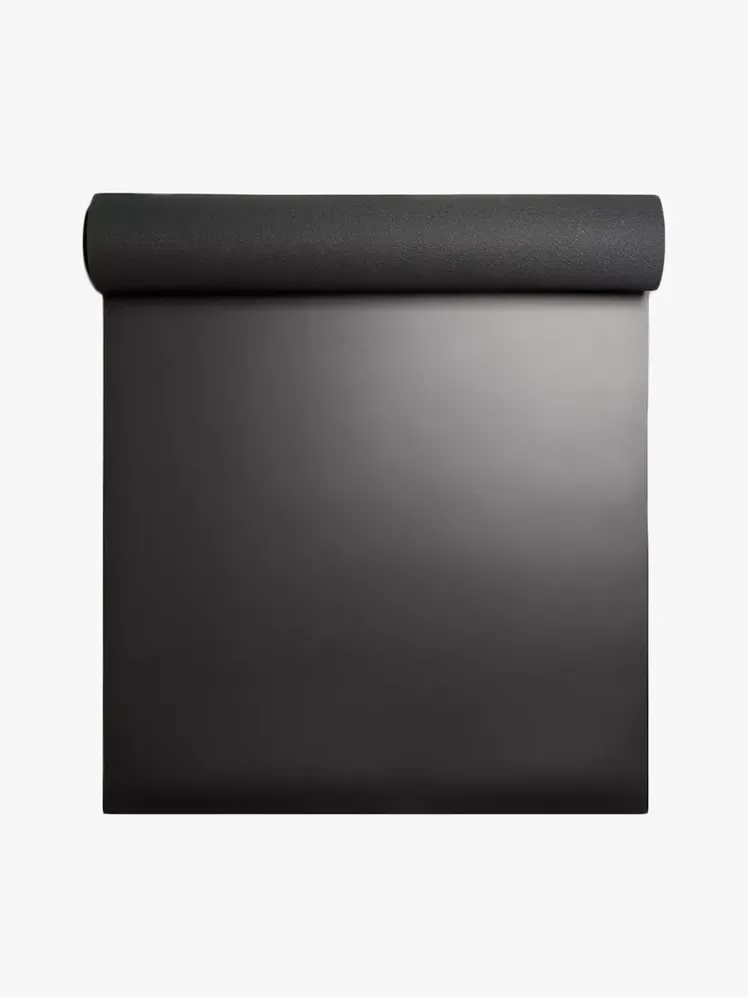 Lululemon The Mat aus Markenkomponente auf hellgrauem Hintergrund