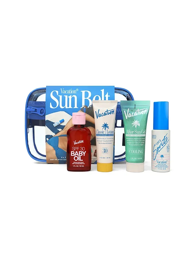Bolsa Sampler Vacation Sun Belt con variedad de productos