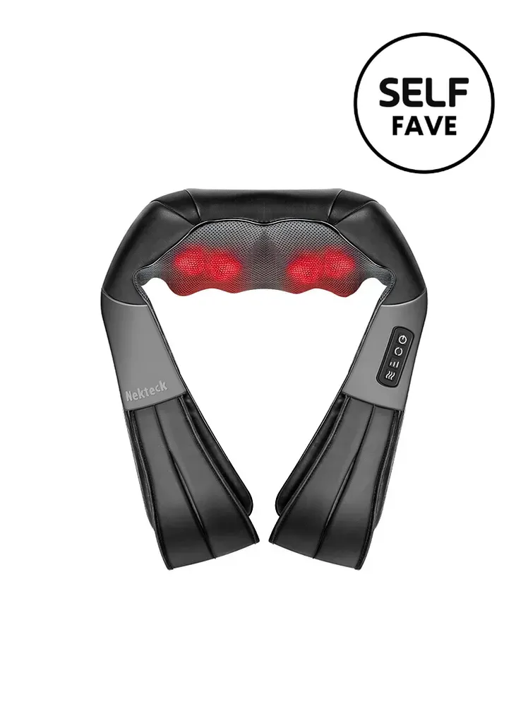 34 Nekteck Masajeador Shiatsu para cuello y espalda con calor calmante