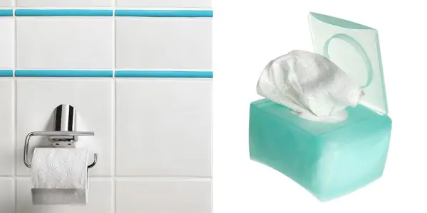 Vejning af fordele og ulemper ved vådservietter vs. Traditionelt toiletpapir