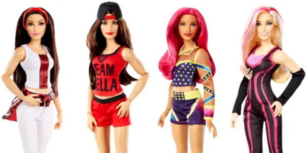 Mattel y WWE lanzan muñecas Barbie de lucha libre