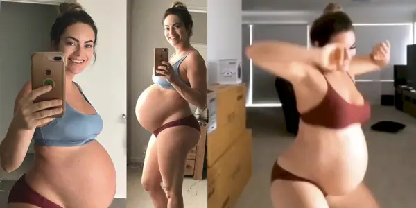 Emily Skye, entraîneuse physique, a tenté de déclencher le travail en dansant