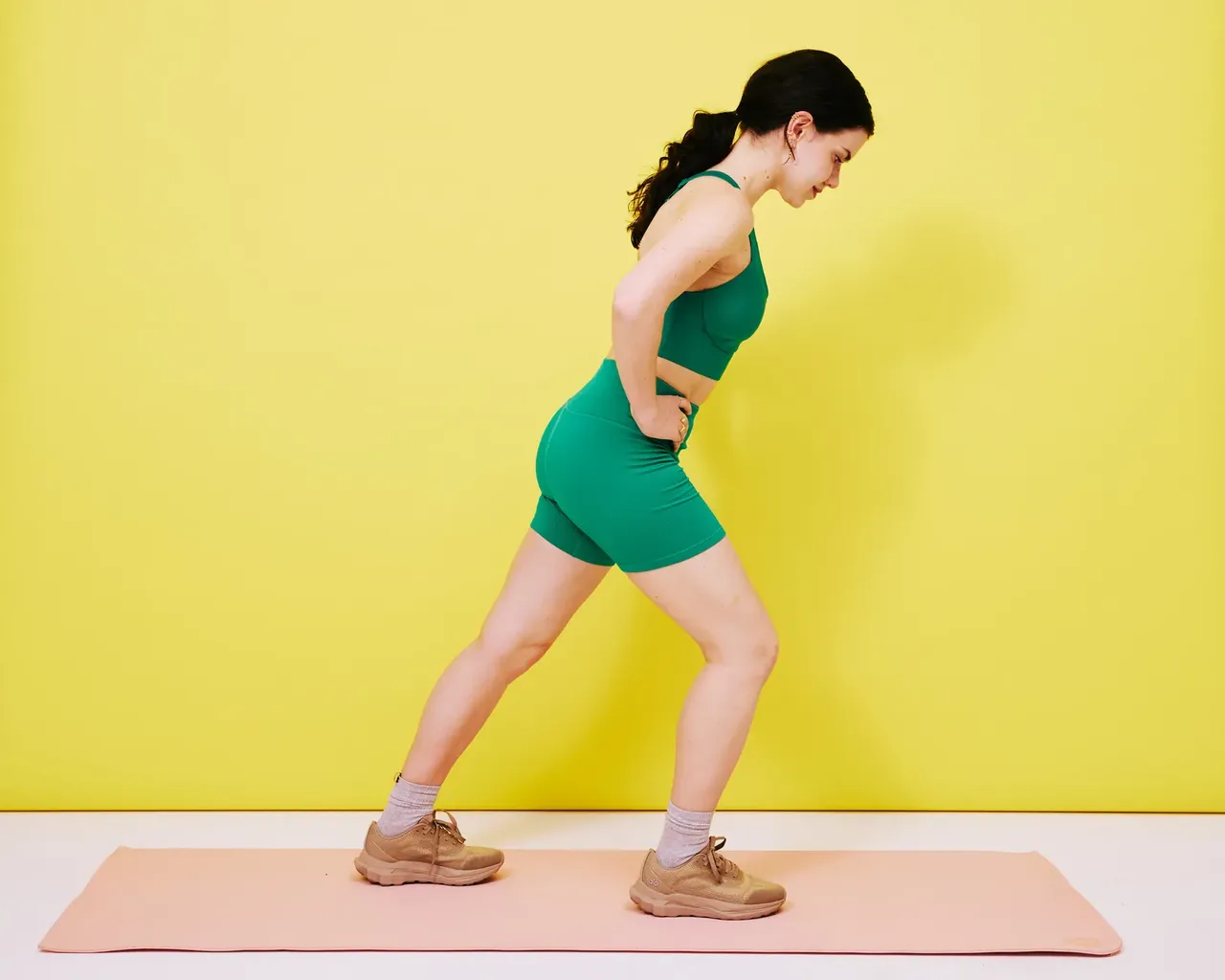 ランジふくらはぎのストレッチ