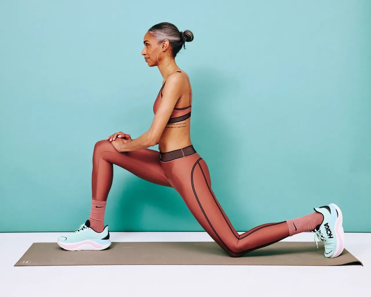 ランジ股関節屈筋ストレッチ