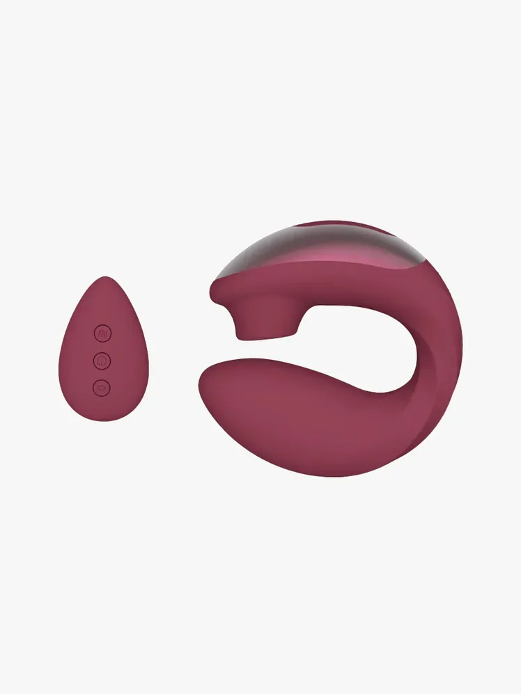 Від Bellesa AirVibe Pro в фірмовому компоненті на світло-сірому фоні