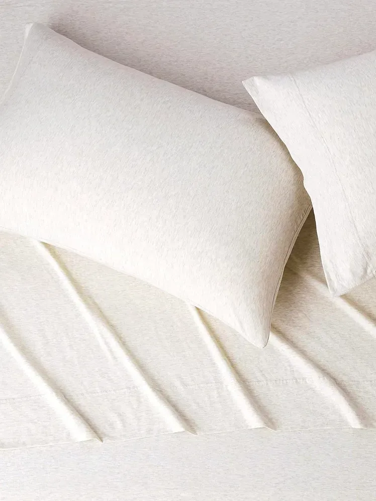 Amazon Basics Heather Cotton Jersey palagu komplekts