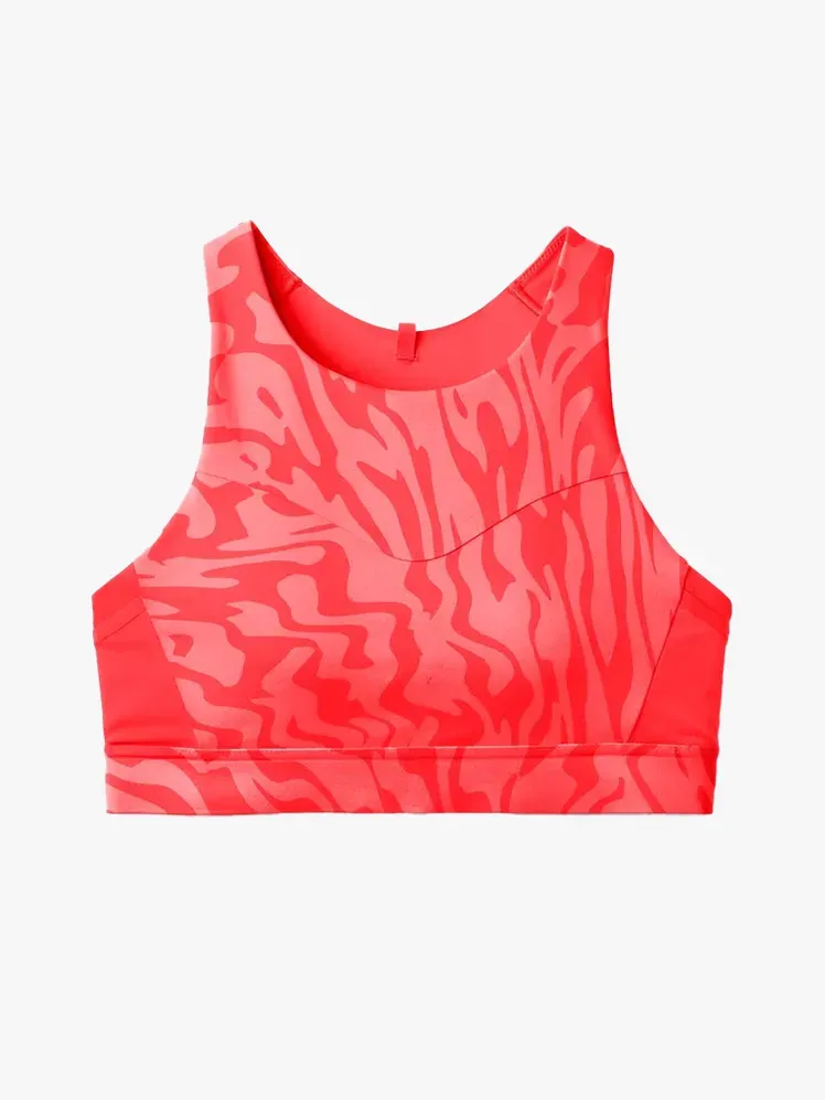 Sostenidor esportiu Brooks 3 Pocket en component de marca sobre fons gris clar