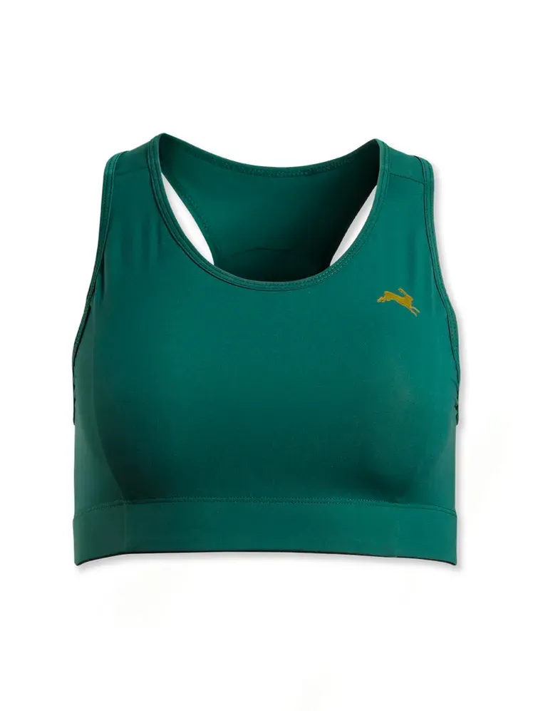 Tracksmith Allston Bra de color verd