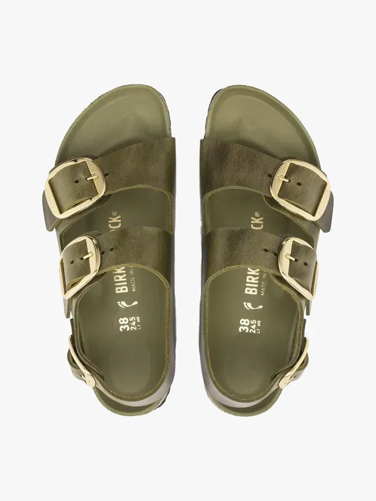 ਬਿਰਕੇਨਸਟੌਕ ਮਿਲਾਨੋ ਵੱਡੀ ਬਕਲ ਸੈਂਡਲ