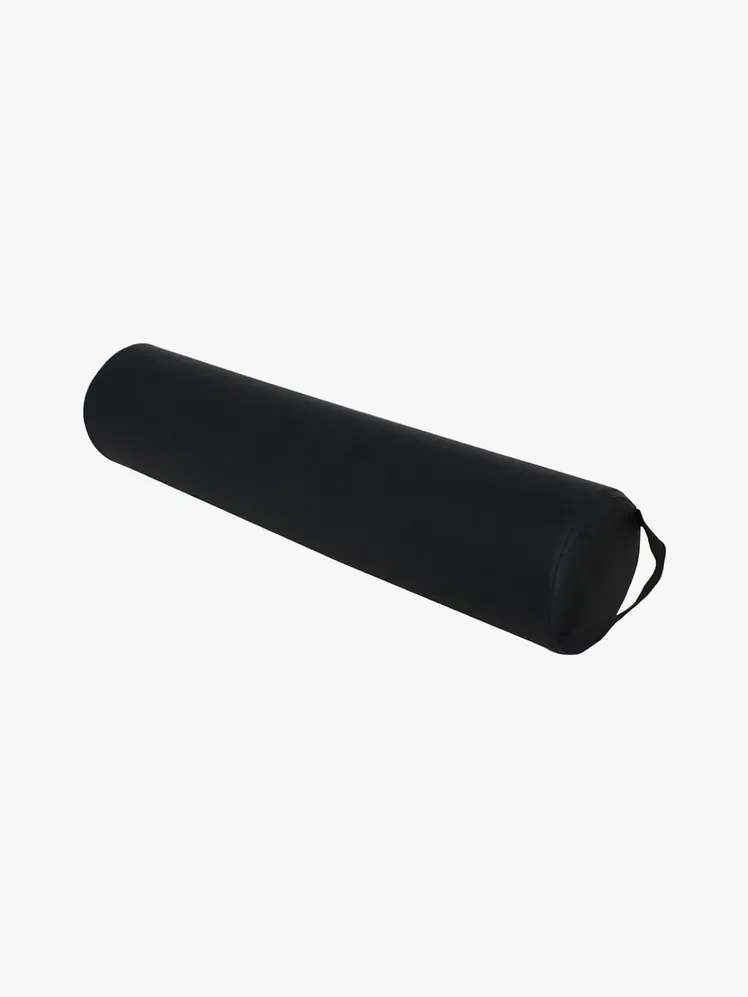 W pełni okrągła poduszka wzmacniająca w markowym czarnym kolorze na jasnoszarym tle