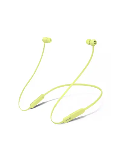 Flex All-Day Bluetooth Wireless-Ohrhörer in lindgrüner Farbe auf weißem Hintergrund