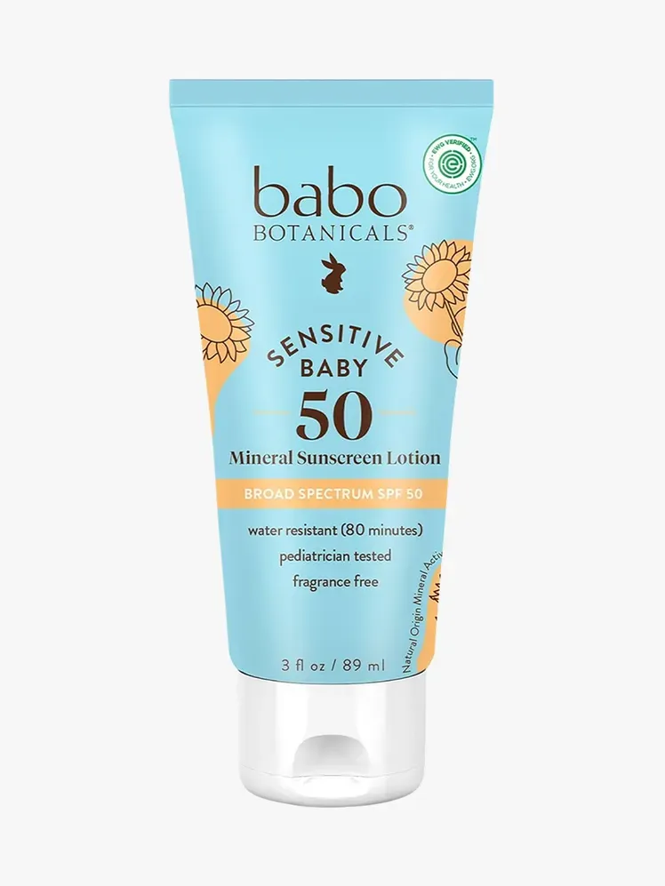 Babo Botanicals Sensitive Baby mineralni losion za sunčanje SPF 50