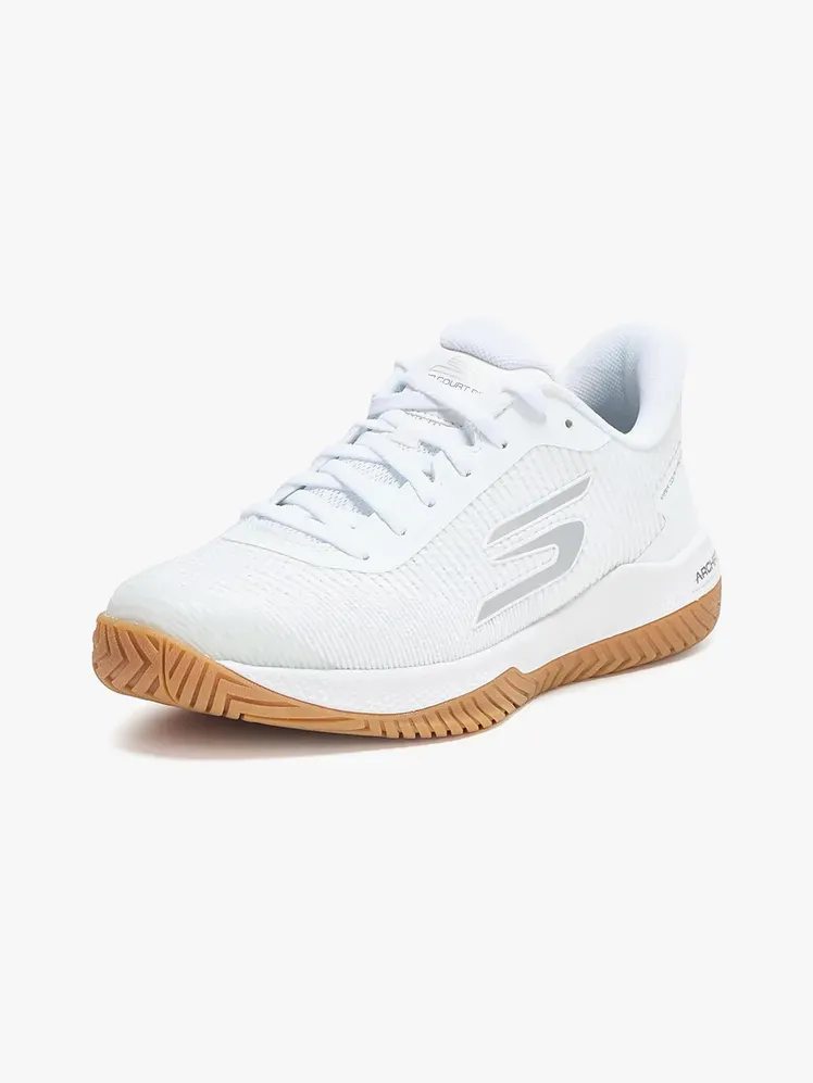 Viper Court Pro 2.0 sneakers i hvid og brun farve på lysegrå baggrund
