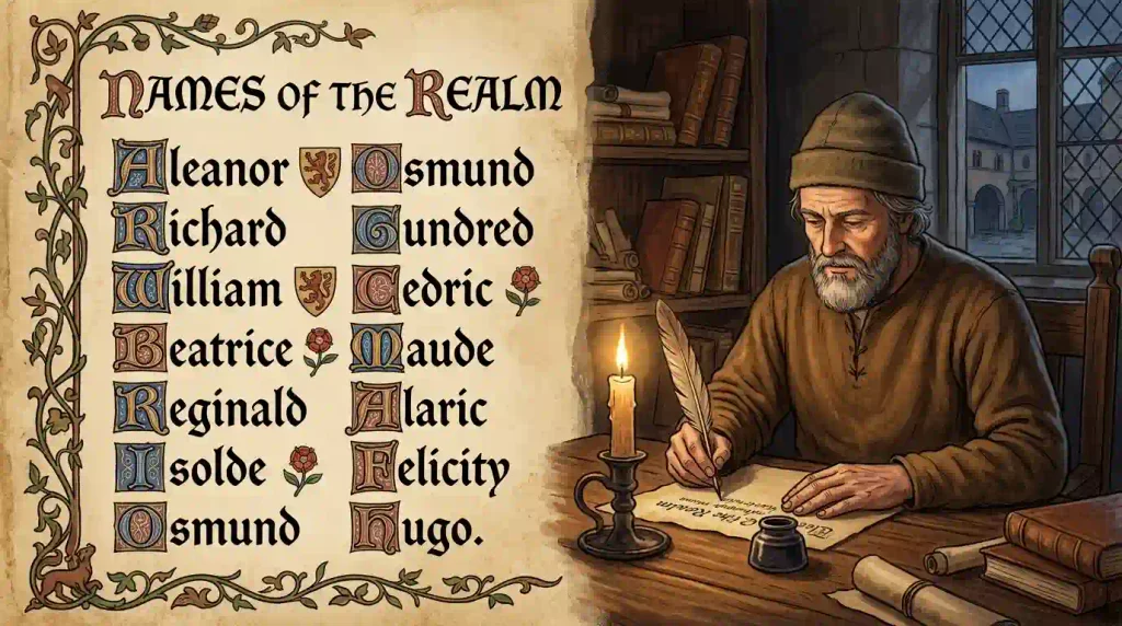Medieval Names: Easy Guide to Old, Unique, and Beautiful Names medieval-names